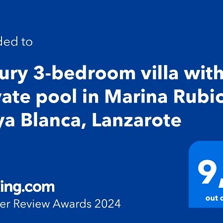Luxury 3-bedroom With Heated Private Pool - In Marina Rubicon, Playa Blanca, Lanzarote Вілла *
