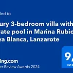Luxury 3-bedroom With Heated Private Pool - In Marina Rubicon, Playa Blanca, Lanzarote Villa *